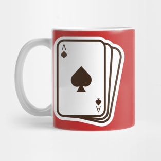 stack of cards Mug